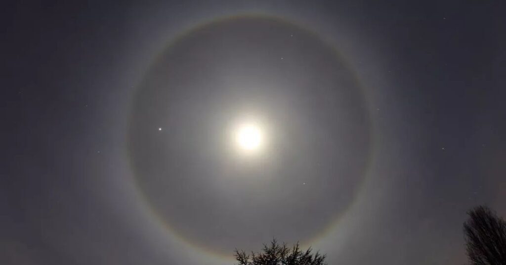 What does the halo represent in the Bible