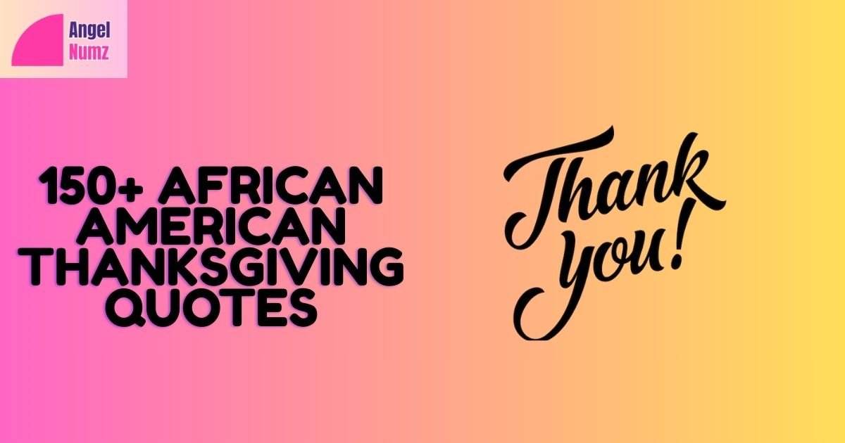 African American Thanksgiving Quotes