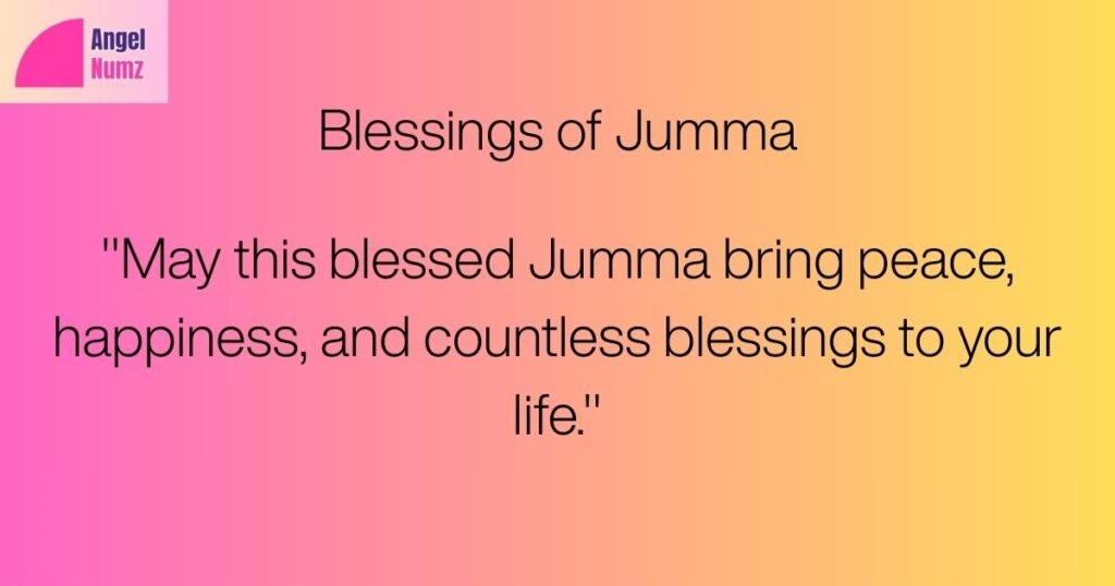 Blessings of Jumma