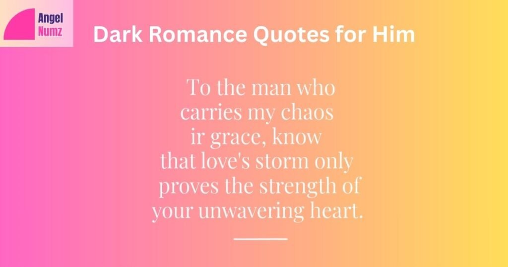 Dark Romance Quotes for Him
