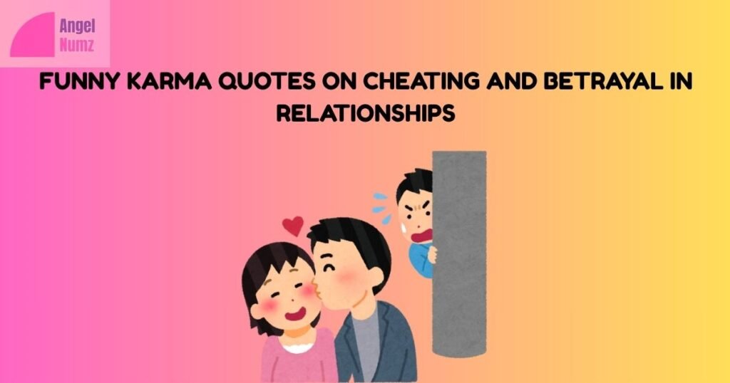 Funny Karma Quotes on Cheating and Betrayal in Relationships