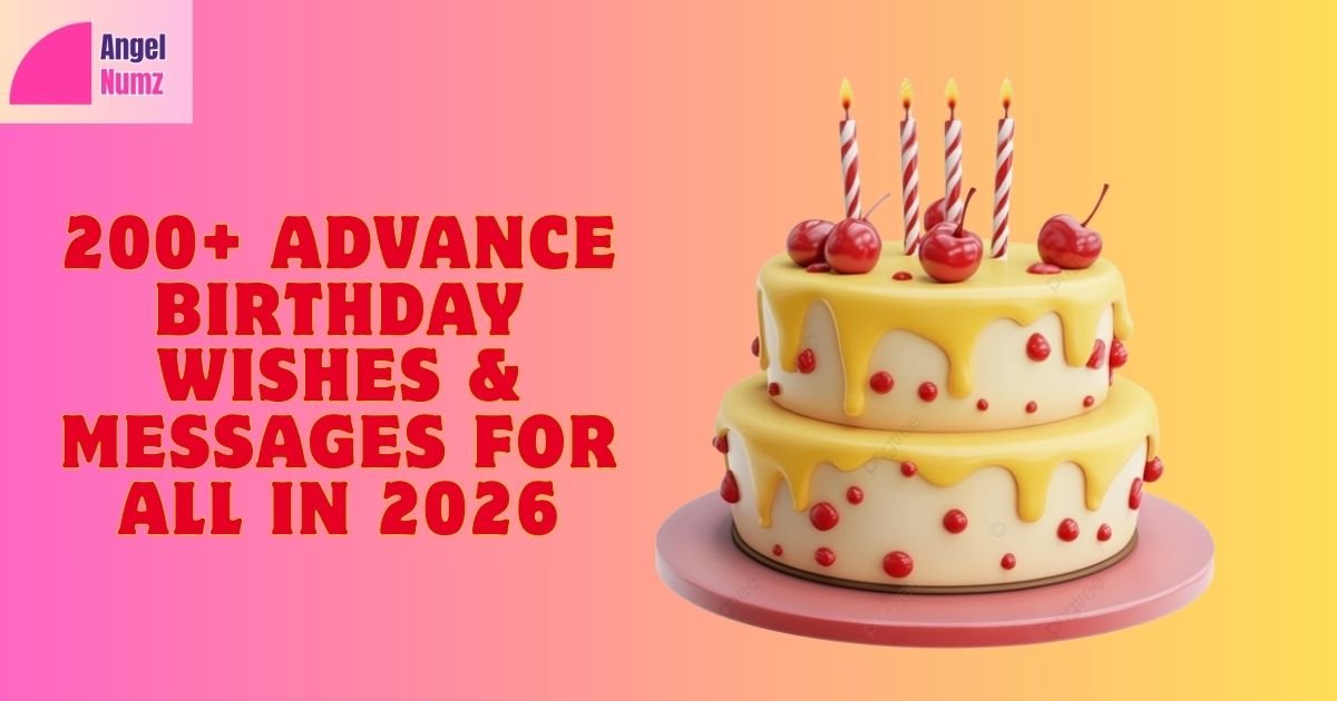 Advance Birthday Wishes