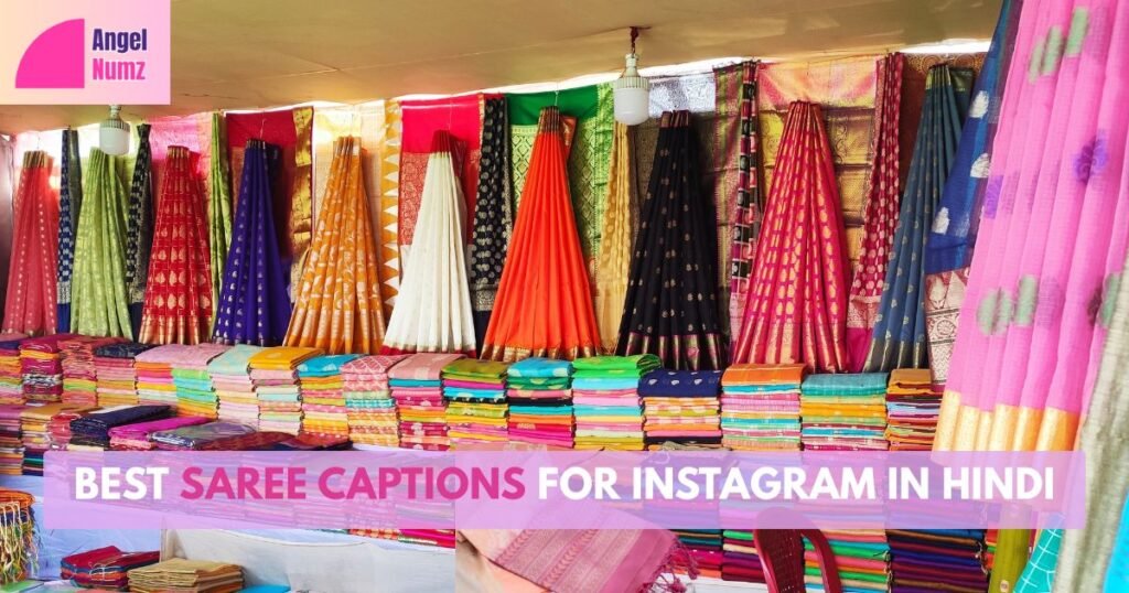 Best Saree Captions For Instagram in Hindi